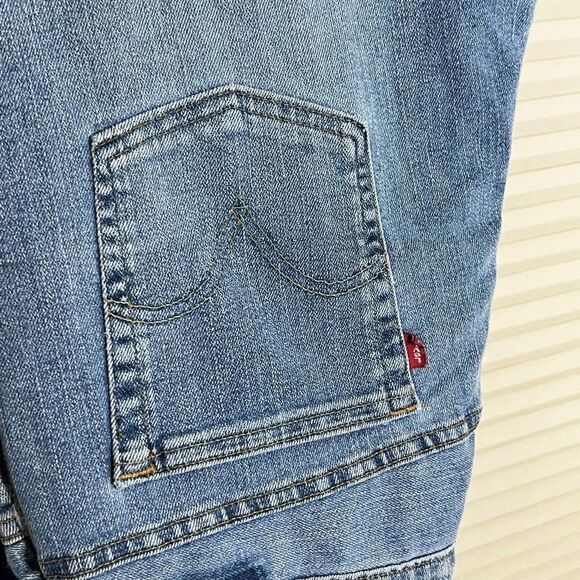 LEVI'S 505  NOUVEAU STRAIGHT STRETCH BROKEN IN SOFT PREMIUM CASUAL DENIM JEANS - Picture 10 of 12